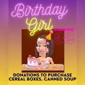 Birthday Girl FLYER Donation